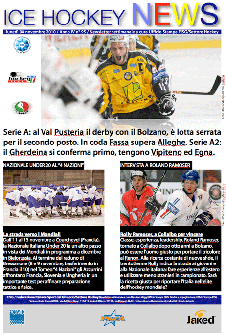 Newsletter Hockey 08-11-10