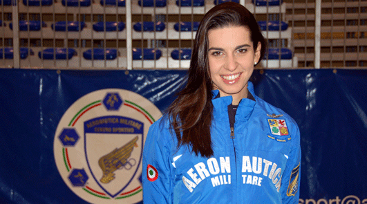 FIGURA: Valentina Marchei in Aeronautica Militare