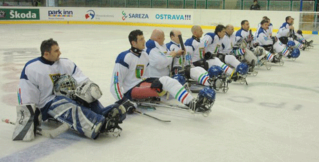 ICE SLEDGE HOCKEY: nel fine settimana Italia-Germania