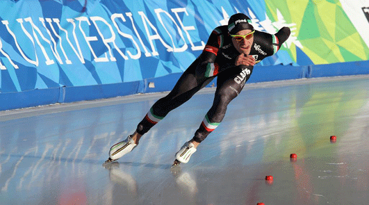 UNIVERSIADI SPEED SKATING: Mirko Nenzi ancora argento nei 15