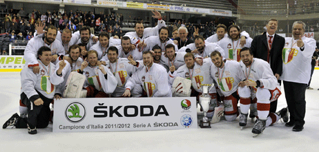 HOCKEY: Bolzano Campione d’Italia 2011/2012