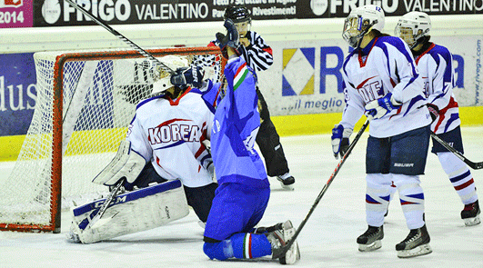 HOCKEY: Mondiali femminili 2014 ad Asiago, Italia-Corea 3-1