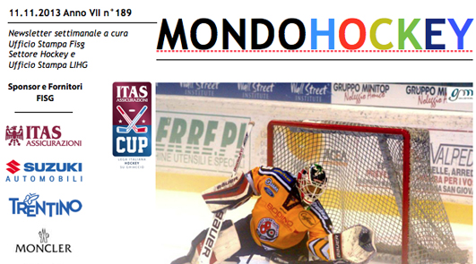 Newsletter “MondoHockey” del 11 novembre 2013