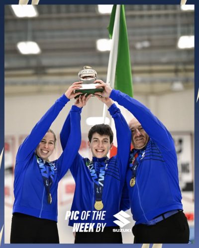 Unaltra volta sul tetto del Mondo, ancora da imbattuti 🥇🇮🇹

Dopo Stefania Constantini ed Amos Mosaner tra i senior, Lucrezia Grande e Stefano Spiller si impongono tra gli junior nella rassegna iridata di doppio misto di curling 🥌

Fenomenali ragazzi! Siamo orgogliosi di voi 💪

#fisg4passion #curling
